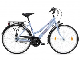 CSEPEL LANDRIDER N3 28-AS NŐI TÚRA KERÉKPÁR FEKETE